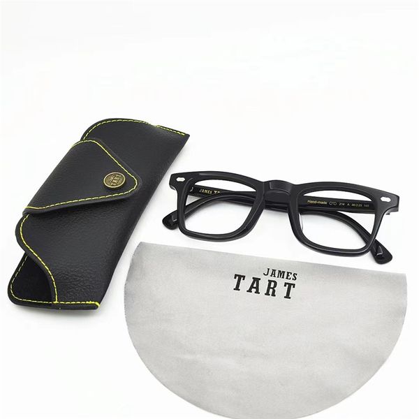 james tart 214 optical eyeglasses for retro style anti-blue light lens plate square full frame with box, White;black
james tart 214 optical eyeglasses for retro style anti-blue light lens plate square full frame with box, White;black