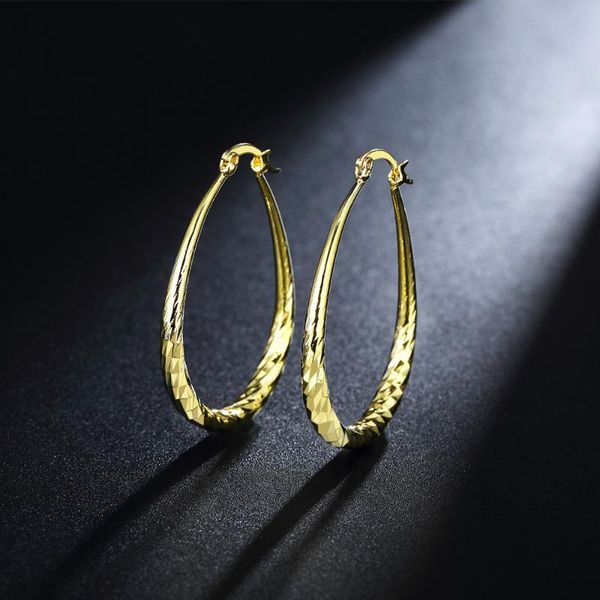 hoop & huggie fine 18k gold plated 925 sterling silver oval rope 4.4cm earrings for woman fashion party jewelry wedding christmas gifts, Golden;silver
hoop & huggie fine 18k gold plated 925 sterling silver oval rope 4.4cm earrings for woman fashion party jewelry wedding christmas gifts, Golden;silver