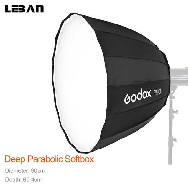 godox p90l 90cm 35" deep parabolic bowens mount portable softbox for studio flash speedlite reflector p studio softbox
godox p90l 90cm 35" deep parabolic bowens mount portable softbox for studio flash speedlite reflector p studio softbox