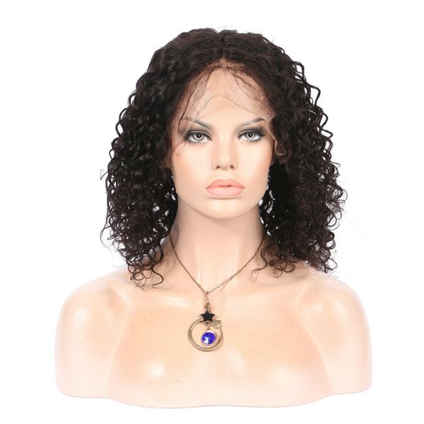 short kinky curly human hair front lace wig with baby hair tight curly bob style full lace wigs left side part, Black;brown
short kinky curly human hair front lace wig with baby hair tight curly bob style full lace wigs left side part, Black;brown