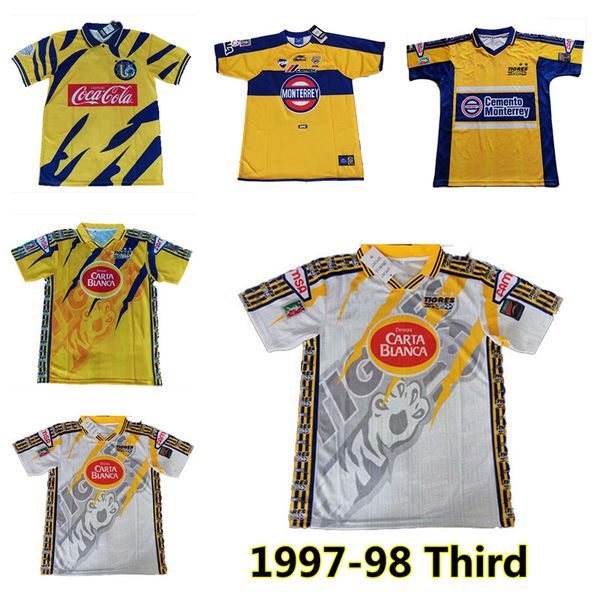 liga mx mexicotigres retro soccer jerseys home yellow 1996 97 98 99 2000 01 02 vintage football shirts jersey classic tiger a02, Black;yellow
liga mx mexicotigres retro soccer jerseys home yellow 1996 97 98 99 2000 01 02 vintage football shirts jersey classic tiger a02, Black;yellow