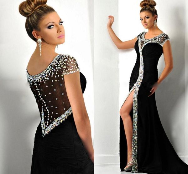 2021 new african high side slit mermaid evening es with scoop crystals formal open back long prom party gowns vestidos de festa 9vfi, Black;red
2021 new african high side slit mermaid evening es with scoop crystals formal open back long prom party gowns vestidos de festa 9vfi, Black;red
