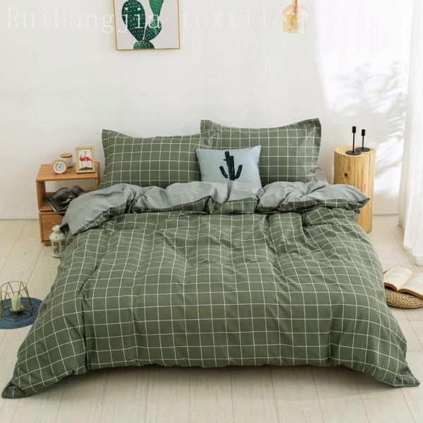 bedding sets plaid cute quilt cover pillowcase green bed covers modern duvet twin full single bedclothes
bedding sets plaid cute quilt cover pillowcase green bed covers modern duvet twin full single bedclothes