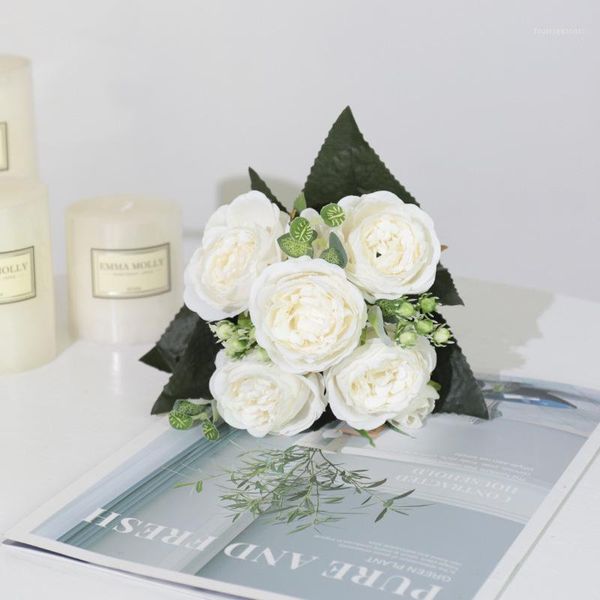 decorative flowers & wreaths 1 bouquet 9 heads artificial wedding decoration peony tea rose silk fake for diy room decor and home1
decorative flowers & wreaths 1 bouquet 9 heads artificial wedding decoration peony tea rose silk fake for diy room decor and home1