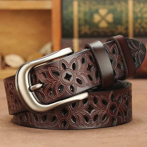 belts fashion women belt hollow pattern artificial leather cowskin with vintage pin buckle strap ladies jeans accessories, Black;brown
belts fashion women belt hollow pattern artificial leather cowskin with vintage pin buckle strap ladies jeans accessories, Black;brown
