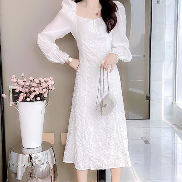 2021 Satin Dress White Women Elegant Long Evening Party Dress Faux Silk V Neck Long Sleeve Party Dresses Robe
2021 Satin Dress White Women Elegant Long Evening Party Dress Faux Silk V Neck Long Sleeve Party Dresses Robe