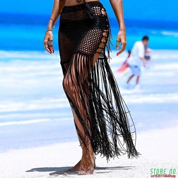 women's swimwear bikini cover-ups holiday style crochet skirt beach sarong tunic women plus size kaftan wear swim suit cover up a323, White;black
women's swimwear bikini cover-ups holiday style crochet skirt beach sarong tunic women plus size kaftan wear swim suit cover up a323, White;black