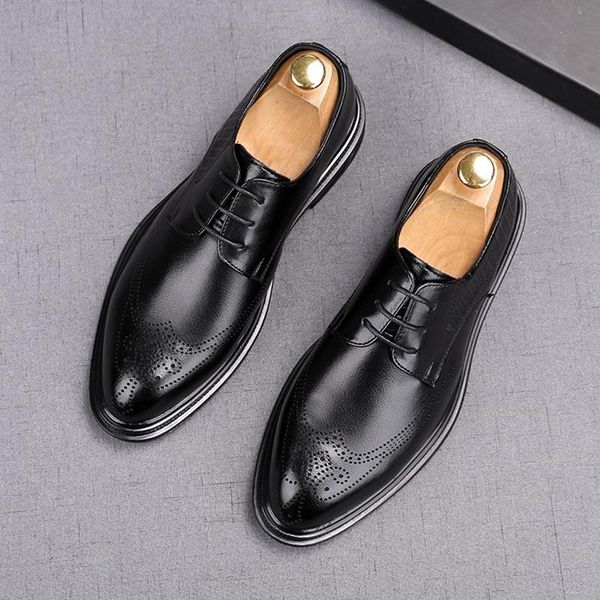 dress shoes 2021 men classics pointed lace up black flat formal oxfords wedding evening sapato social masculino
dress shoes 2021 men classics pointed lace up black flat formal oxfords wedding evening sapato social masculino