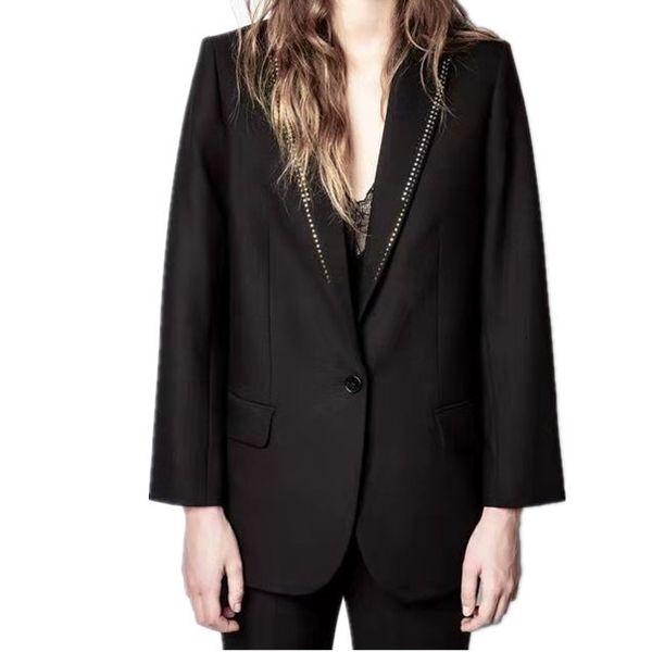 2021 new front collar sleeve split all-match jacket single button fashion suit casual jmmn, White;black
2021 new front collar sleeve split all-match jacket single button fashion suit casual jmmn, White;black