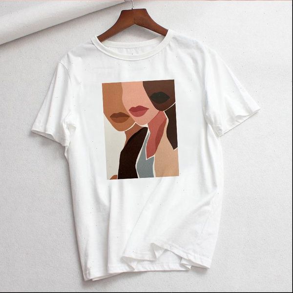 vintage abstract printing summer new fashion casual women tee harajuku female feminist o neck t shirt, White
vintage abstract printing summer new fashion casual women tee harajuku female feminist o neck t shirt, White