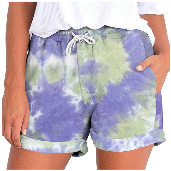women's shorts tie-dye printing womens summer comfy drawstring elastic waist casual with pocket vintage loose pants sportwear, White;black
women's shorts tie-dye printing womens summer comfy drawstring elastic waist casual with pocket vintage loose pants sportwear, White;black