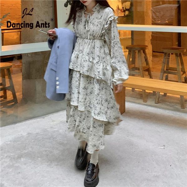 casual dresses women print dress a-line high waist long lantern sleeve cascading ruffles mid-calf vintage autumn korean woman french clothes, Black;gray
casual dresses women print dress a-line high waist long lantern sleeve cascading ruffles mid-calf vintage autumn korean woman french clothes, Black;gray
