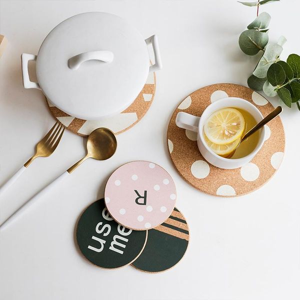 mats & pads 5pcs natural cork style round cup pad coasters slip insulation mat drink holder home table zl320
mats & pads 5pcs natural cork style round cup pad coasters slip insulation mat drink holder home table zl320