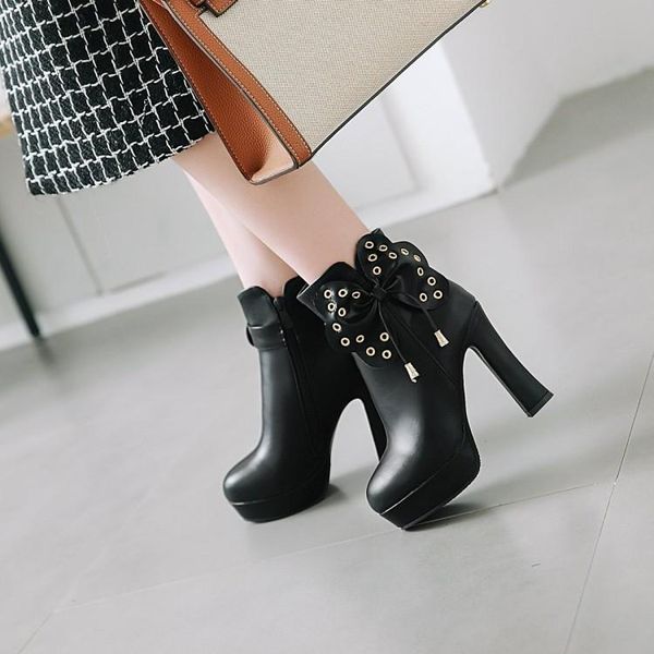 boots oversized 9 10 12 women shoes ankle for ladies bow metal pendant side zipper, Black
boots oversized 9 10 12 women shoes ankle for ladies bow metal pendant side zipper, Black
