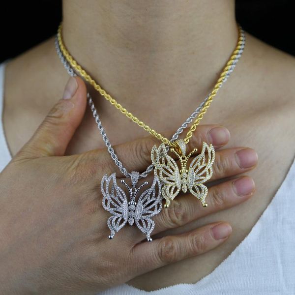 chains fashion crystal cz paved rope chain choker necklace for women gold silver color butterfly animals pendant party jewelry
chains fashion crystal cz paved rope chain choker necklace for women gold silver color butterfly animals pendant party jewelry