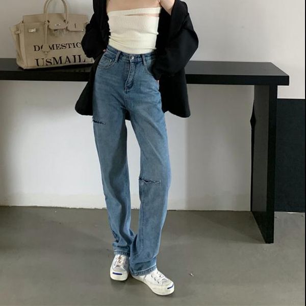 women's jeans zhisilao ripped women vintage boyfriend high waist wide leg denim pants streetwear plus size chic mom 2021, Blue
women's jeans zhisilao ripped women vintage boyfriend high waist wide leg denim pants streetwear plus size chic mom 2021, Blue