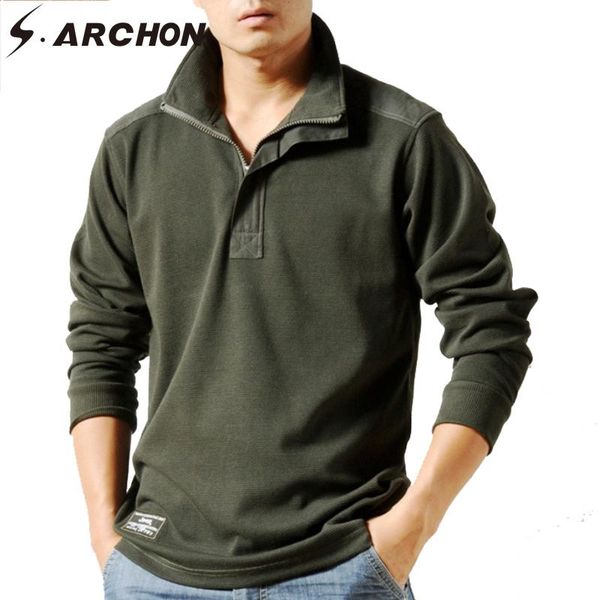 s.archon spring t-shirts long sleeved cotton casual loose leisure underwear shirts man's tactical style shirts big size, White;black
s.archon spring t-shirts long sleeved cotton casual loose leisure underwear shirts man's tactical style shirts big size, White;black