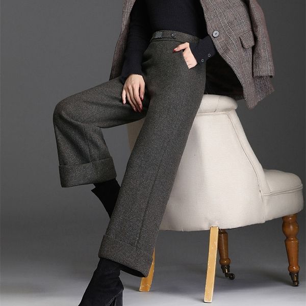 2021 new loose slacks slacks, casual women's trousers of wool, ladies'trousers, warm pants, high-quality pants. plms, Black;white
2021 new loose slacks slacks, casual women's trousers of wool, ladies'trousers, warm pants, high-quality pants. plms, Black;white