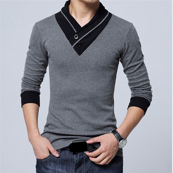 spring autumn men v-neck casual base shirt male adults fashion mixed color long sleeve button decoration kg-98, White;black
spring autumn men v-neck casual base shirt male adults fashion mixed color long sleeve button decoration kg-98, White;black