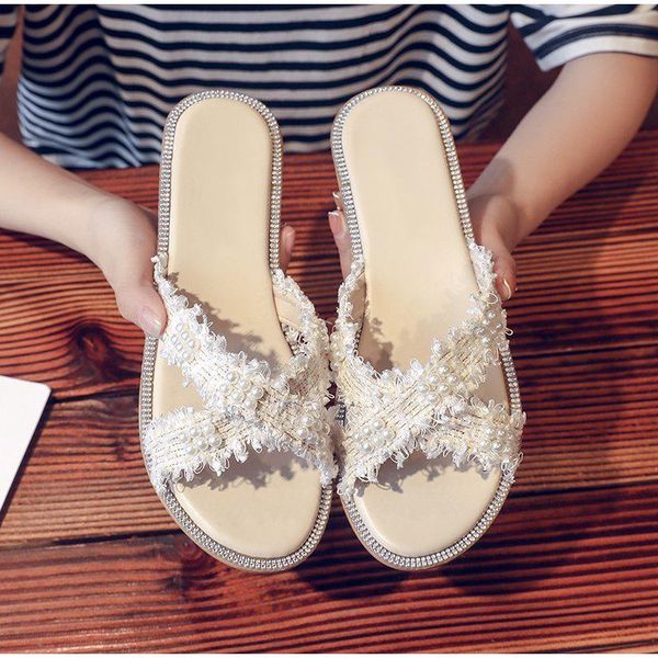 slippers pearls women cross fashion outside ladies flat slides casual rhinestones sandals summer female shoes 2021 plus size, Black
slippers pearls women cross fashion outside ladies flat slides casual rhinestones sandals summer female shoes 2021 plus size, Black