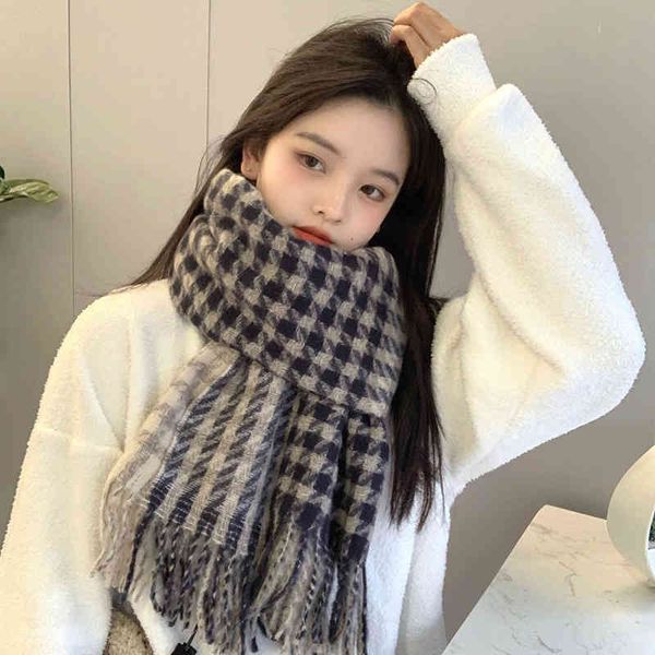 new scarf for women thousand bird case winter korean all-match shawl warm scarf, Blue;gray
new scarf for women thousand bird case winter korean all-match shawl warm scarf, Blue;gray