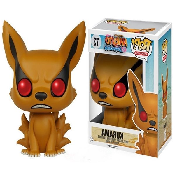 83naruto funko pop sasuke demon fox nine tail q boxed hand-made model