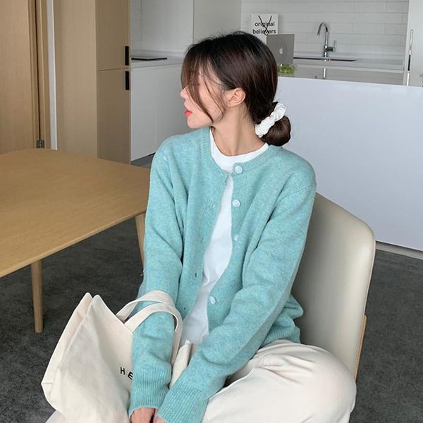 women's knits & tees 3 soild colors 2021 autumn korean style soft knittd cardigans womens loose sweaters (f1503, White
women's knits & tees 3 soild colors 2021 autumn korean style soft knittd cardigans womens loose sweaters (f1503, White