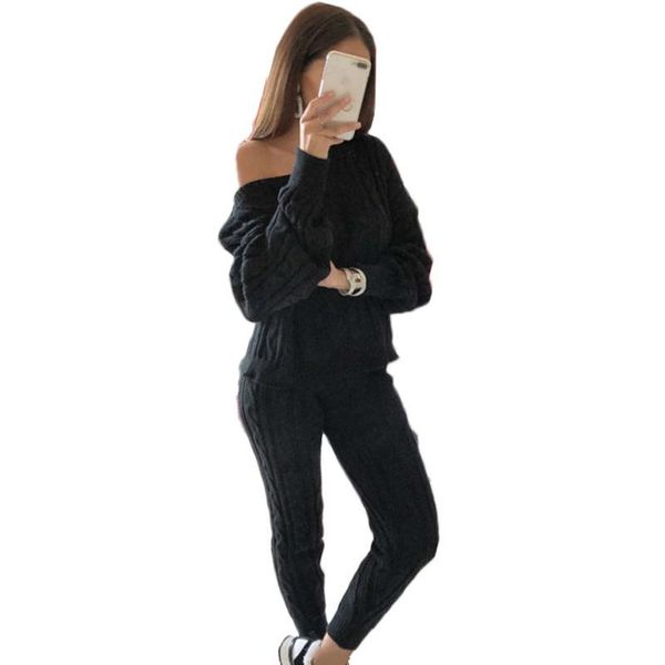 two piece dress 2021 autumn women sweater set ladies warm knitted sets o neck solid knitting and long pants outfits, White
two piece dress 2021 autumn women sweater set ladies warm knitted sets o neck solid knitting and long pants outfits, White
