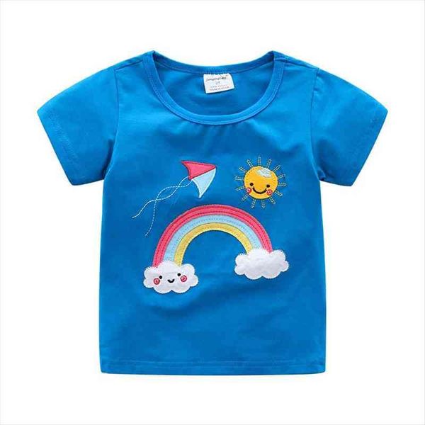 jumping meters brand girls t shirts baby summer clothing cotton applique childrens tees short sleeve shirts kids, Blue
jumping meters brand girls t shirts baby summer clothing cotton applique childrens tees short sleeve shirts kids, Blue