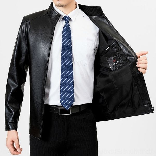 fgus2 and spring autumn new young middle-aged leather leather stand fashionable coat men's coatkorean pu thin loose collar jacket coat, Black;brown
fgus2 and spring autumn new young middle-aged leather leather stand fashionable coat men's coatkorean pu thin loose collar jacket coat, Black;brown