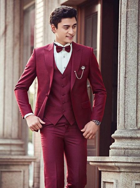 custom mens wine red 3 pieces suits wedding groom tuxedos dinner party c336 men's & blazers, White;black
custom mens wine red 3 pieces suits wedding groom tuxedos dinner party c336 men's & blazers, White;black