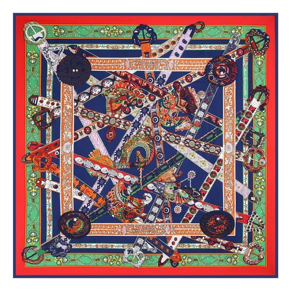 scarves 130cm red rose lake blue orange navy scarfs women bandana silk square hijab scarf drop, Blue;gray
scarves 130cm red rose lake blue orange navy scarfs women bandana silk square hijab scarf drop, Blue;gray