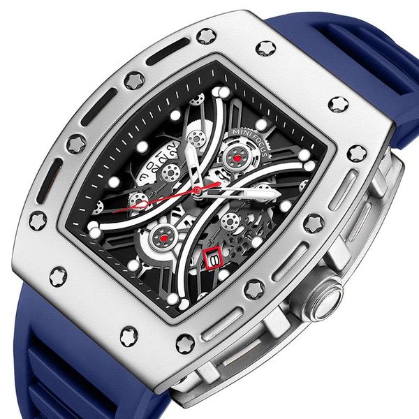 wristwatches silver case luxury casual design blue silicone strap mens watches brand mechanical skeleton watch whatch tag waches, Slivery;brown
wristwatches silver case luxury casual design blue silicone strap mens watches brand mechanical skeleton watch whatch tag waches, Slivery;brown