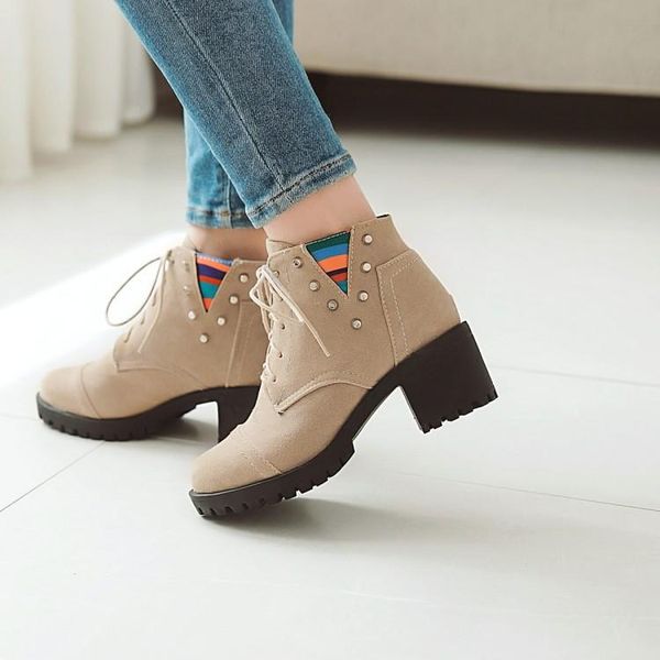 boots big size fashion of wearing round-headed ground velvet thickening and heating coarse-heeled, Black
boots big size fashion of wearing round-headed ground velvet thickening and heating coarse-heeled, Black