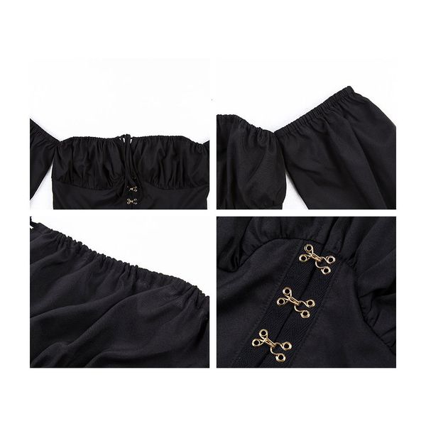 New 2021 Elegant White Cropped Tops Sexy Lace Up Shirts Women Summer Long Sleeve Off Shoulder Slim Blouse Club Party Tee AE1T
New 2021 Elegant White Cropped Tops Sexy Lace Up Shirts Women Summer Long Sleeve Off Shoulder Slim Blouse Club Party Tee AE1T