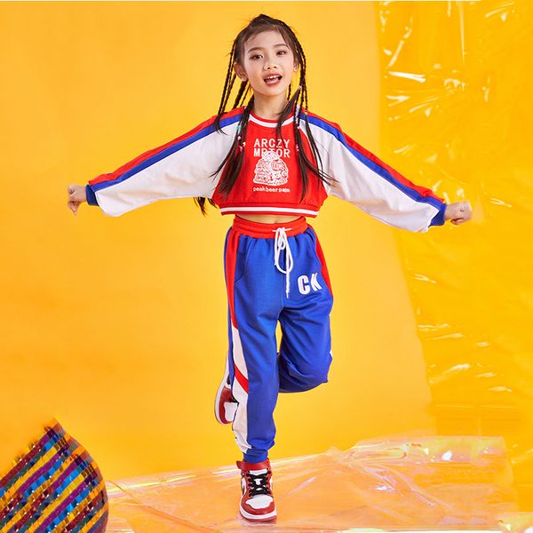 2021 hip hop dance costumes kids long sleeves pants jazz street dancing clothes girls modern stage dancewear children, Black;red
2021 hip hop dance costumes kids long sleeves pants jazz street dancing clothes girls modern stage dancewear children, Black;red
