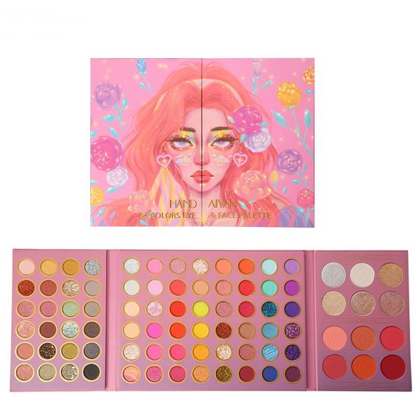 handaiyan 84 colors eyeshadow palette all in one matte glitter pearl makeup tools eyeshadow blush highlight cosmetics plate
handaiyan 84 colors eyeshadow palette all in one matte glitter pearl makeup tools eyeshadow blush highlight cosmetics plate
