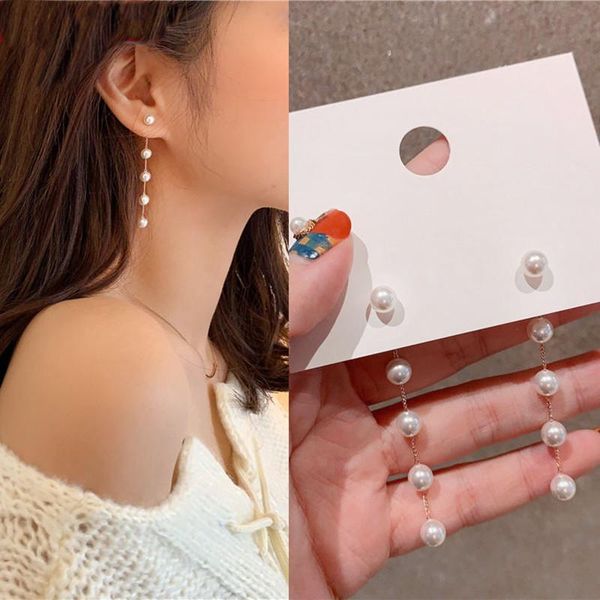 dangle & chandelier trend simulation pearl long earrings female moon star flower rhinestone wedding pendant fashion korean jewelry, Silver
dangle & chandelier trend simulation pearl long earrings female moon star flower rhinestone wedding pendant fashion korean jewelry, Silver