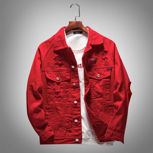 2021 red denim jacket men hole retro motorcyle basic jacket hip hop coat streetwear plus size m-xxxxl new fashion, Black;brown
2021 red denim jacket men hole retro motorcyle basic jacket hip hop coat streetwear plus size m-xxxxl new fashion, Black;brown