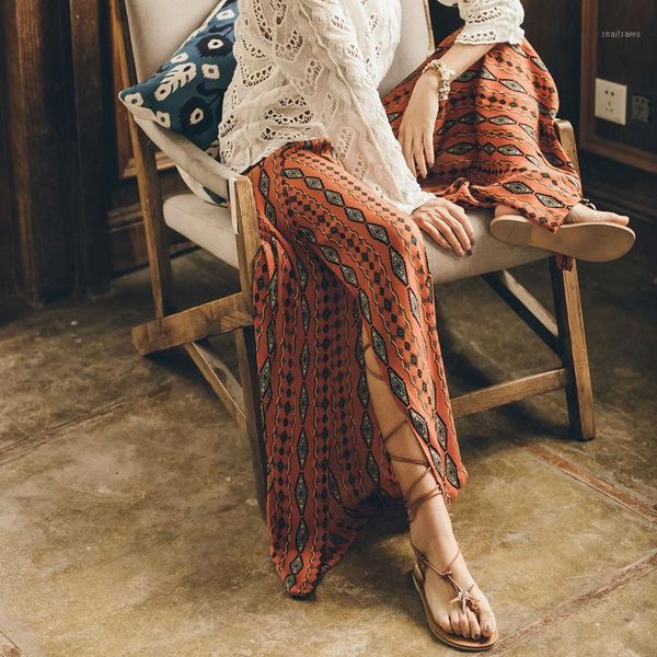 women's pants & capris seaside vacation bohemian wide leg loose national style skirt beach, Black;white
women's pants & capris seaside vacation bohemian wide leg loose national style skirt beach, Black;white