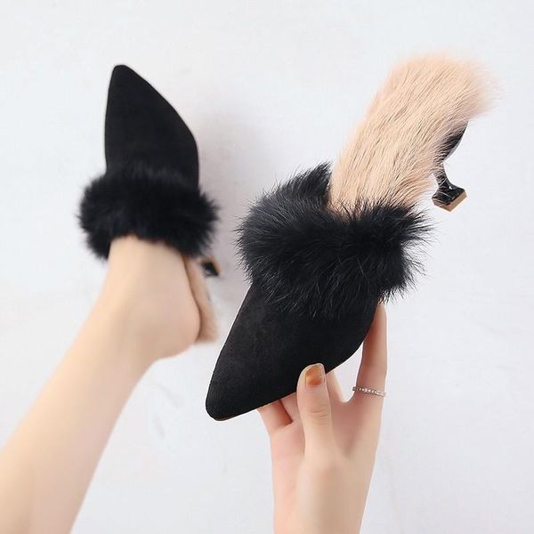 slippers med thin heels flock women summer shoes luxury slides pantofle cover toe low fur flip flops designer 2021 plush rome fa, Black
slippers med thin heels flock women summer shoes luxury slides pantofle cover toe low fur flip flops designer 2021 plush rome fa, Black
