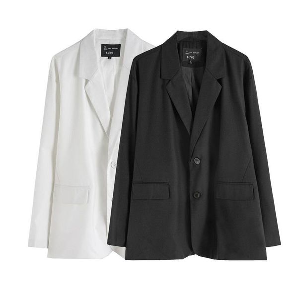 original solid streetwear black suit jacket men and women loose single breasted autumn coat casual streetwear solid suit, Black;brown
original solid streetwear black suit jacket men and women loose single breasted autumn coat casual streetwear solid suit, Black;brown