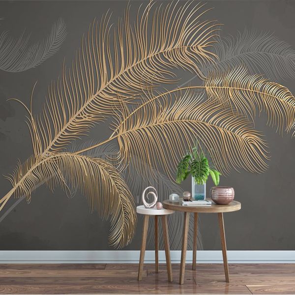 wallpapers wallpaper stickers nordic style light luxury feather golden embossed lines mural
wallpapers wallpaper stickers nordic style light luxury feather golden embossed lines mural