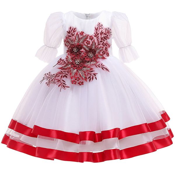 Kids Flowers Bow Holy Communion Prom Vestidos Dresses Girl Appliques Beaded Princess Mesh Drag Model Show Banquet
Kids Flowers Bow Holy Communion Prom Vestidos Dresses Girl Appliques Beaded Princess Mesh Drag Model Show Banquet