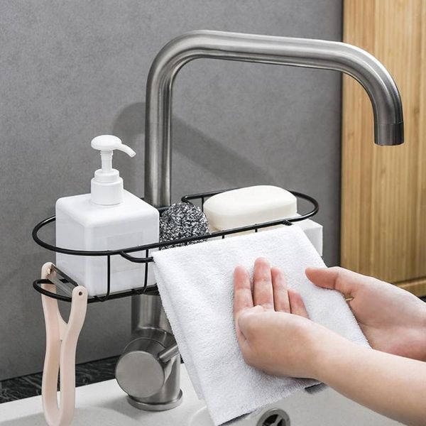 kitchen storage & organization sink hanging rack stainless steel holder sponge faucet clip dish shelf drain dry tow organizer
kitchen storage & organization sink hanging rack stainless steel holder sponge faucet clip dish shelf drain dry tow organizer