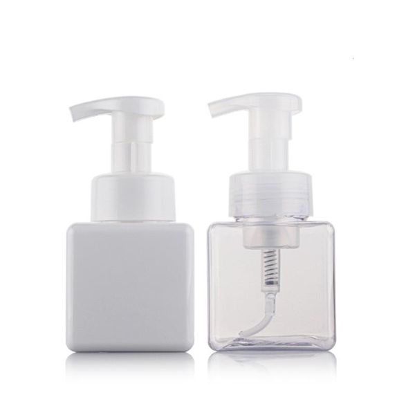 10pcs empty foam bottle containers 250ml clear cosmetic packaging pressing pump square shampoo mousse bottles refillable white
10pcs empty foam bottle containers 250ml clear cosmetic packaging pressing pump square shampoo mousse bottles refillable white