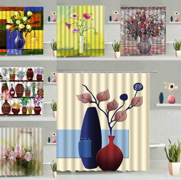 oil painting shower curtain europe home decor vase plant flower bathroom curtains floral printed girl bath screen waterproof set
oil painting shower curtain europe home decor vase plant flower bathroom curtains floral printed girl bath screen waterproof set