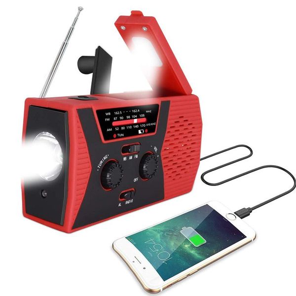 radio emergency solar hand crank portable am/fm weather outdoor household led 2000mah power bank usb charger
radio emergency solar hand crank portable am/fm weather outdoor household led 2000mah power bank usb charger