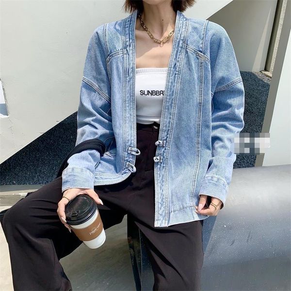 women's jackets v-neck fashion women chinese jean loose casual fall trend punk hip hop lady retro coats outwear, Black;brown
women's jackets v-neck fashion women chinese jean loose casual fall trend punk hip hop lady retro coats outwear, Black;brown