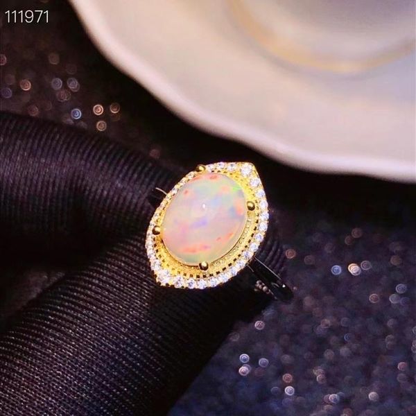 cluster rings simple stylish personality 100% real and natural opal ring 925 sterling silver, Golden;silver
cluster rings simple stylish personality 100% real and natural opal ring 925 sterling silver, Golden;silver